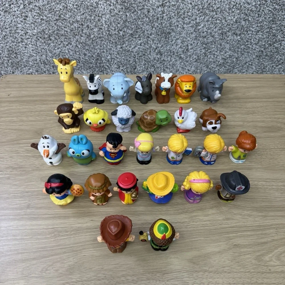 Lot of 28 Fisher-Price Little People Figures Animals Disney Princess Toy Story - Picture 2 of 12